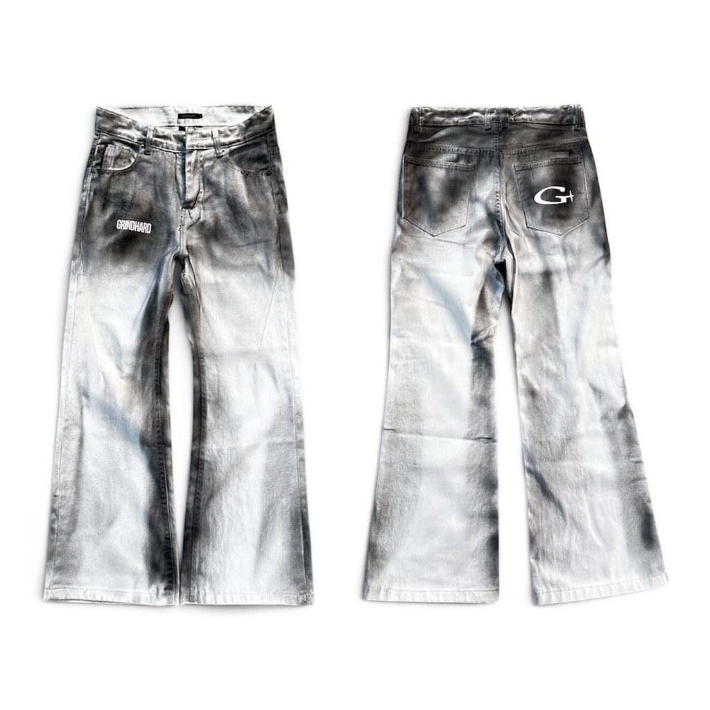 GRHD SMOKE WASH FLARE DENIM